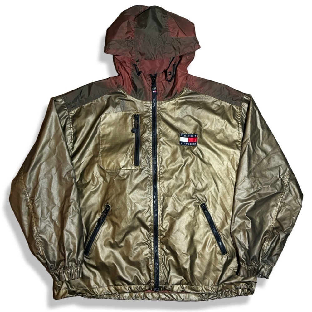 Vintage 90s Packable Tommy Hilfiger Jacket